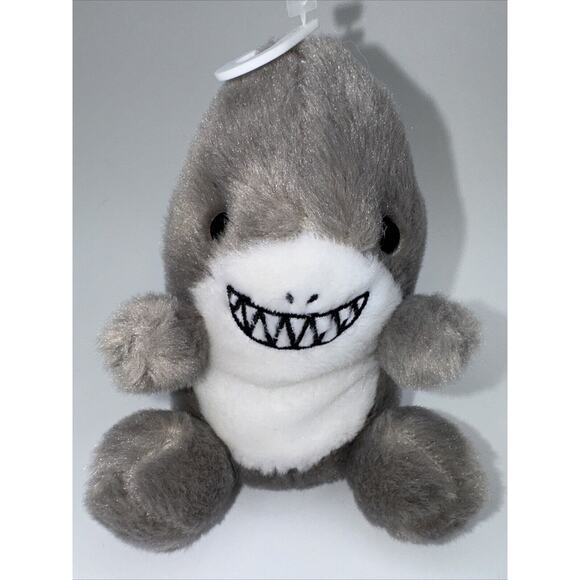 Aurora World‎ Plush - Palm Pals - CHOMPS the Shark (5 inch) - Stuffed Animal Toy - Picture 2 of 10